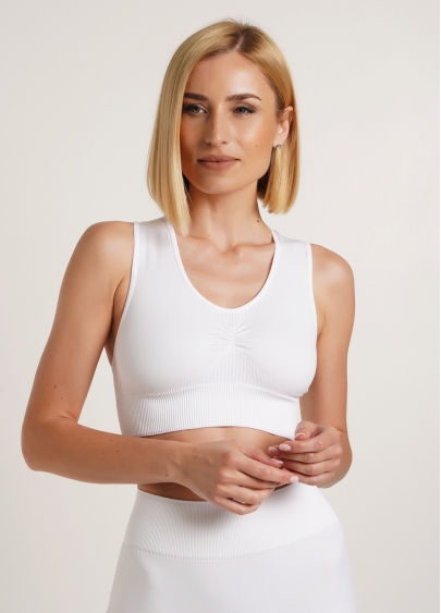 Спортивный топ TOP SPORT SHAPE MELANGE white (белый)