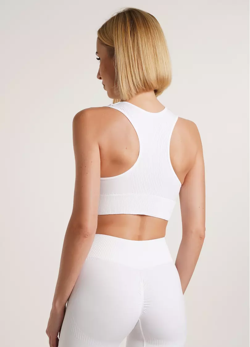 Спортивний топ TOP SPORT SHAPE MELANGE white (білий)