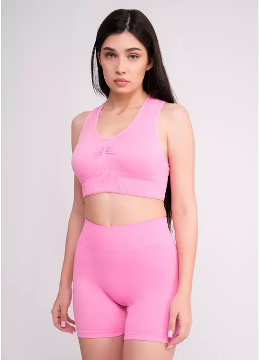Спортивный топ с пуш ап TOP SPORT SHAPE rosa pink (розовый)