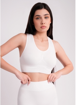 Спортивний топ з пуш ап TOP SPORT SHAPE white (білий)