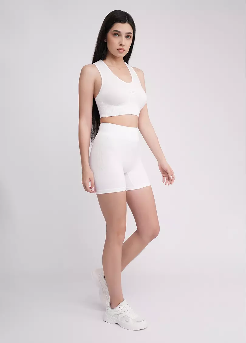 Спортивный топ с пуш ап TOP SPORT SHAPE white (белый)