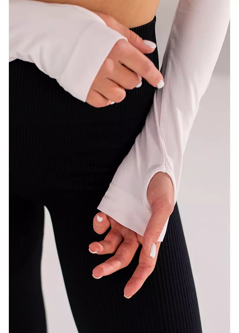 Укорочений кроп-топ FLEX LONGSLEEVE ACTIVE (рожевий)