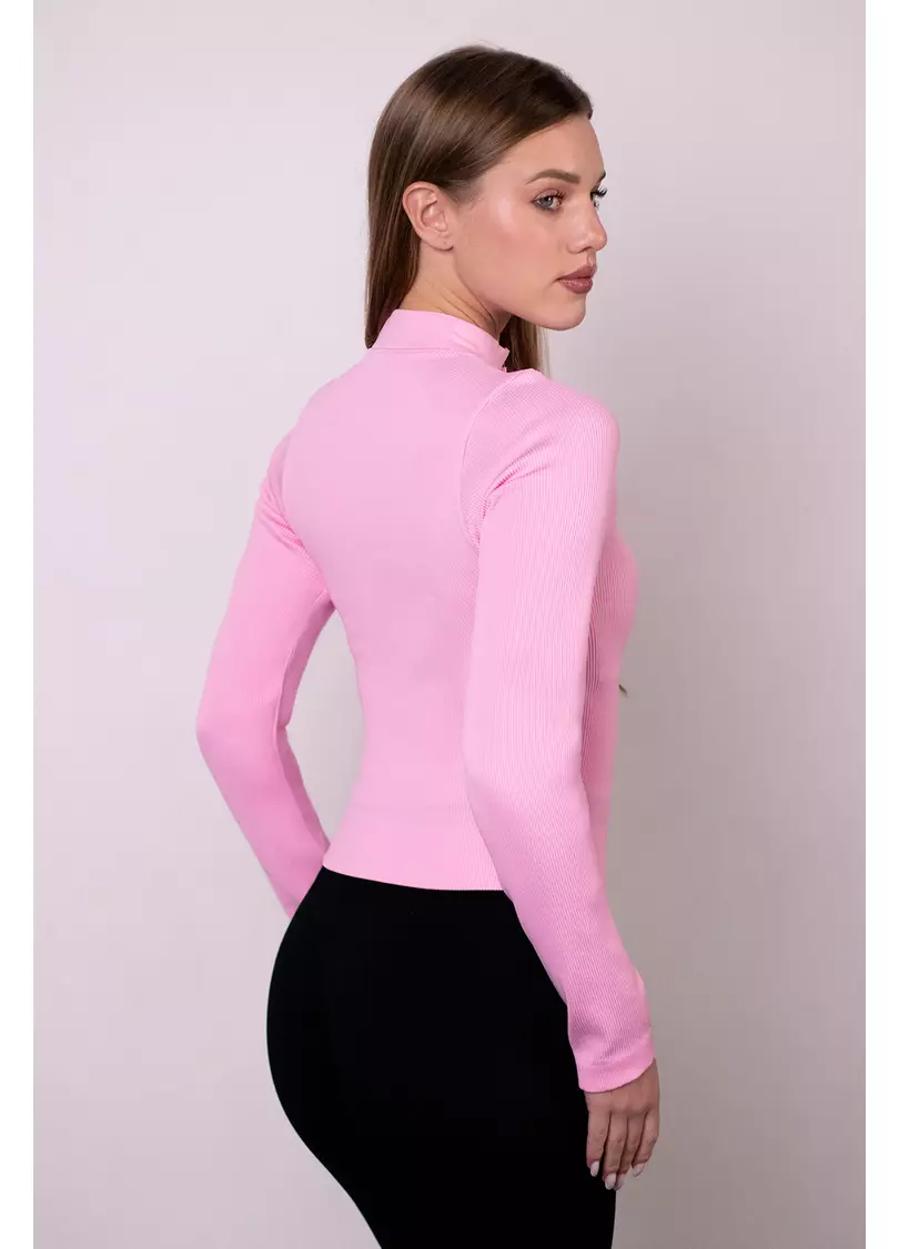 Лонгслив на молнии FLEX LONGSLEEVE Bare (tender rose, розовый)