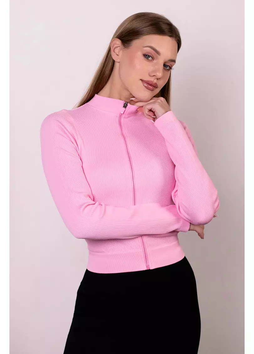 Лонгслив на молнии FLEX LONGSLEEVE Bare (tender rose, розовый)