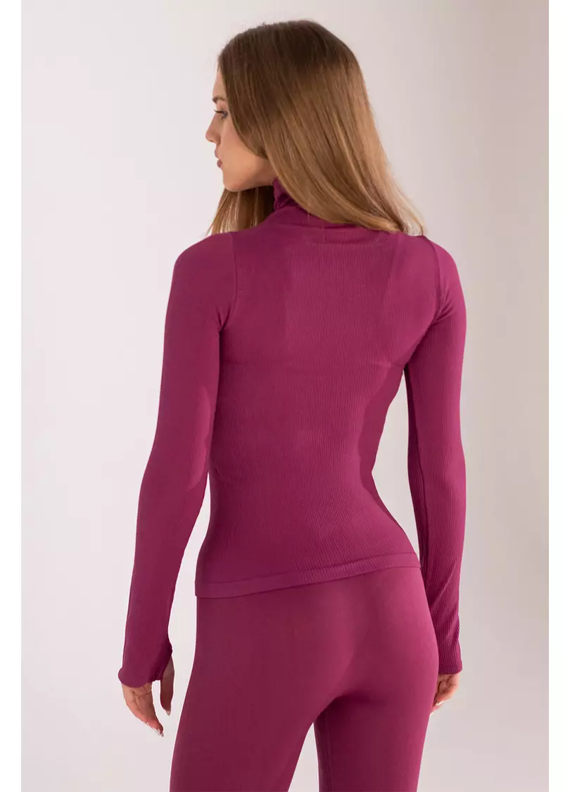 Водолазка в рубчик FLEX LONGSLEEVE POWER (рожевий)