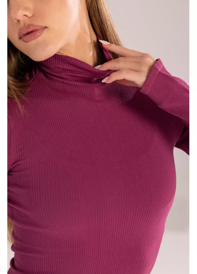 Водолазка в рубчик FLEX LONGSLEEVE POWER (рожевий)