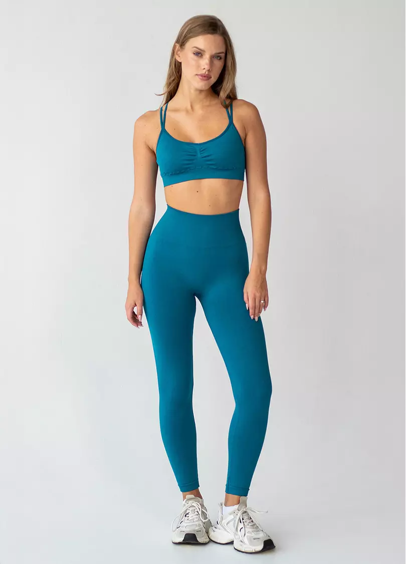 Топ з перехресними бретелями FLEX TOP ACTIVE lyons blue (синій)