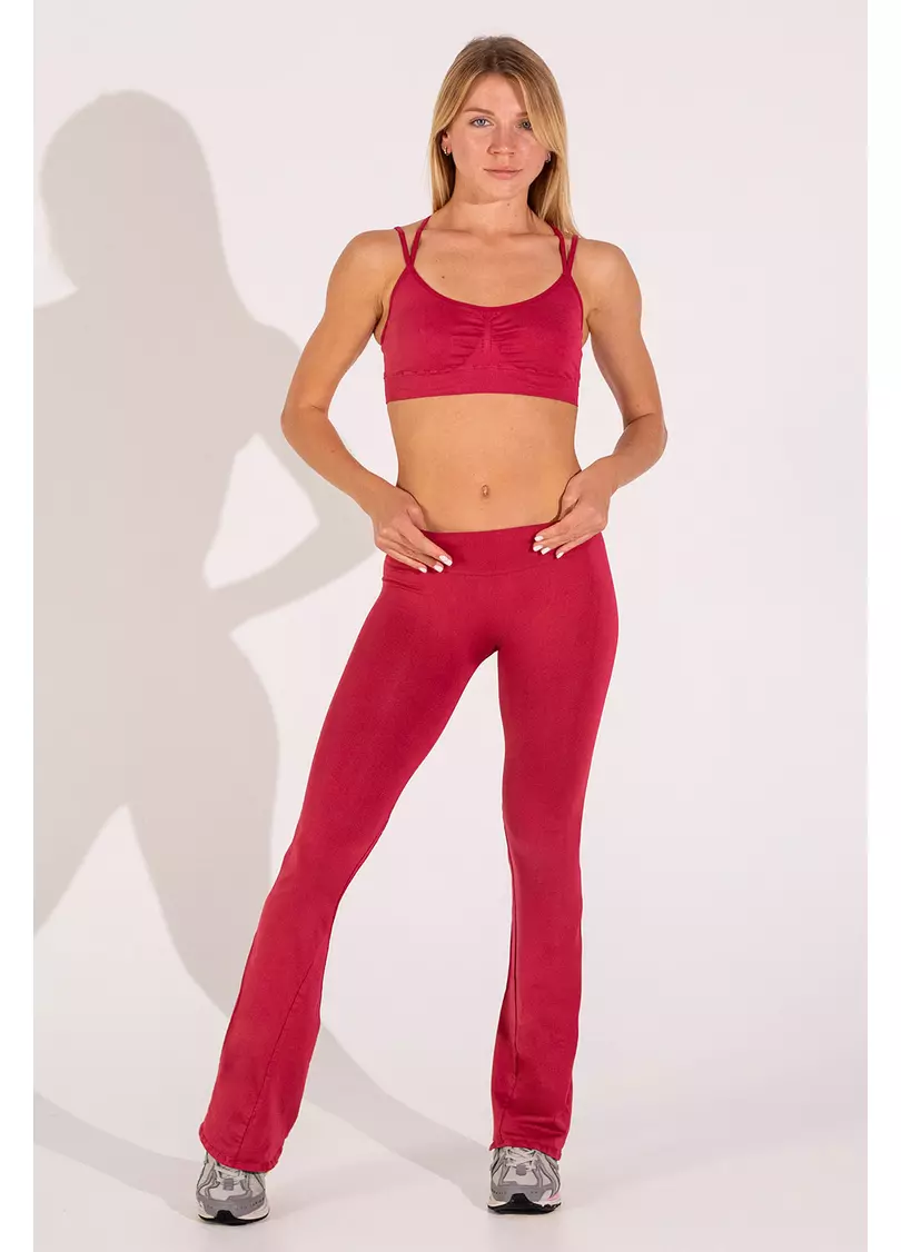 Топ з перехресними бретелями FLEX TOP ACTIVE (червоний)