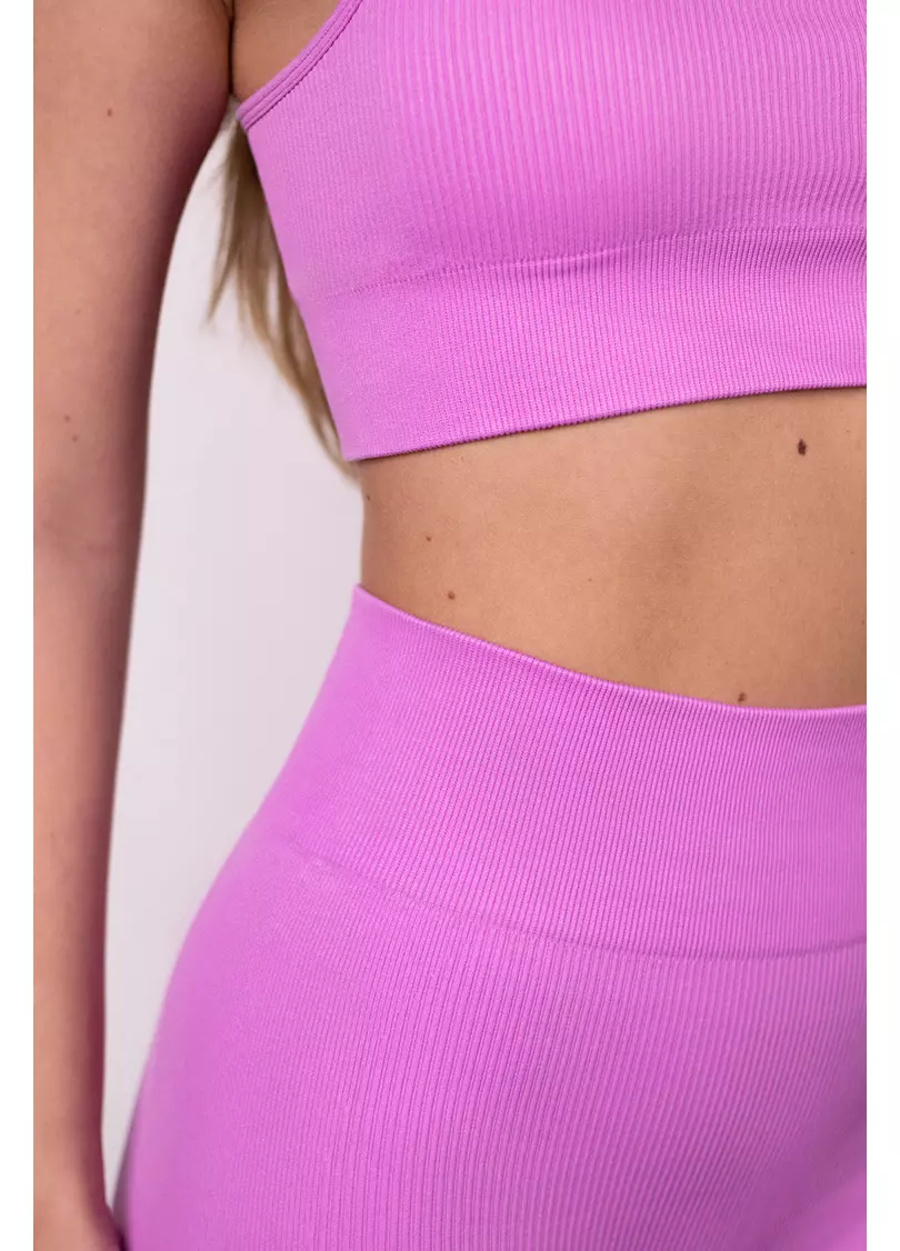 Топ в рубчик FLEX TOP Cut-Out Fit (рожевий)