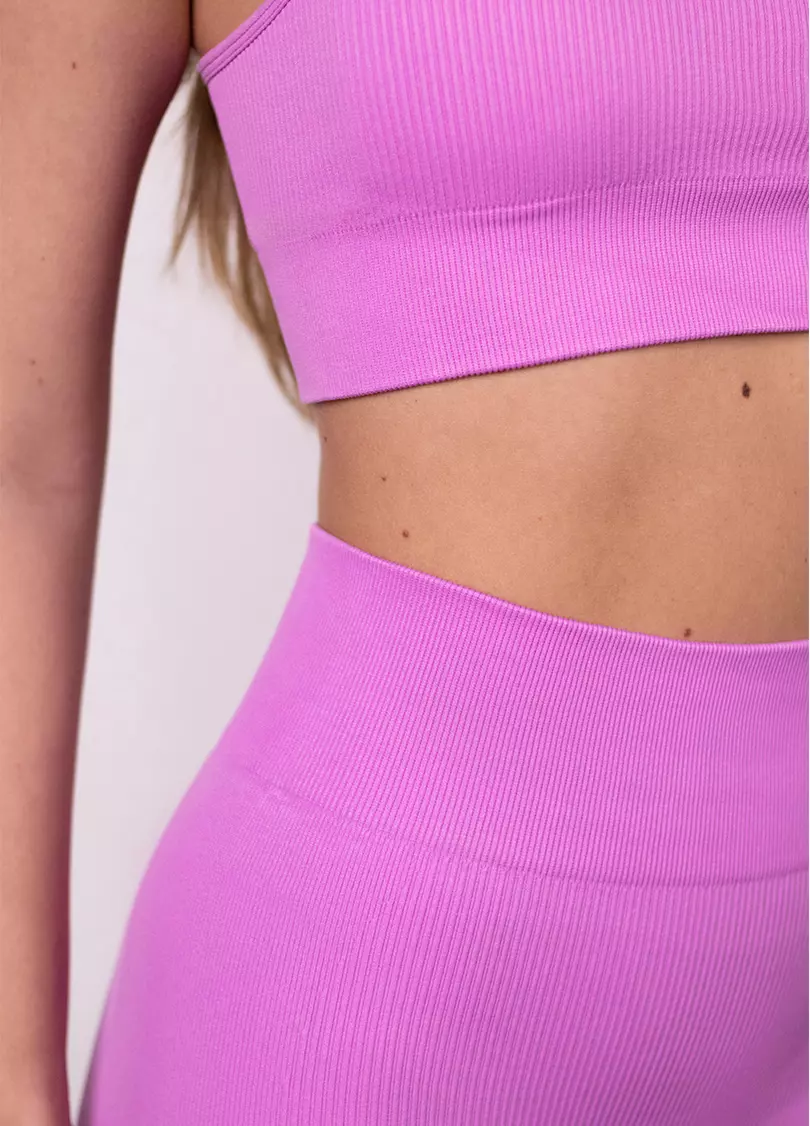 Топ в рубчик FLEX TOP Cut-Out Fit ultra pink (рожевий)