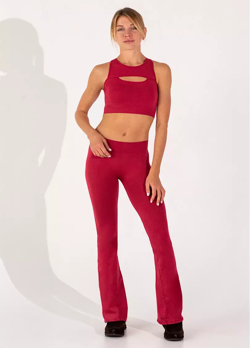 Топ з акцентними вирізами FLEX TOP ENERGY (червоний)