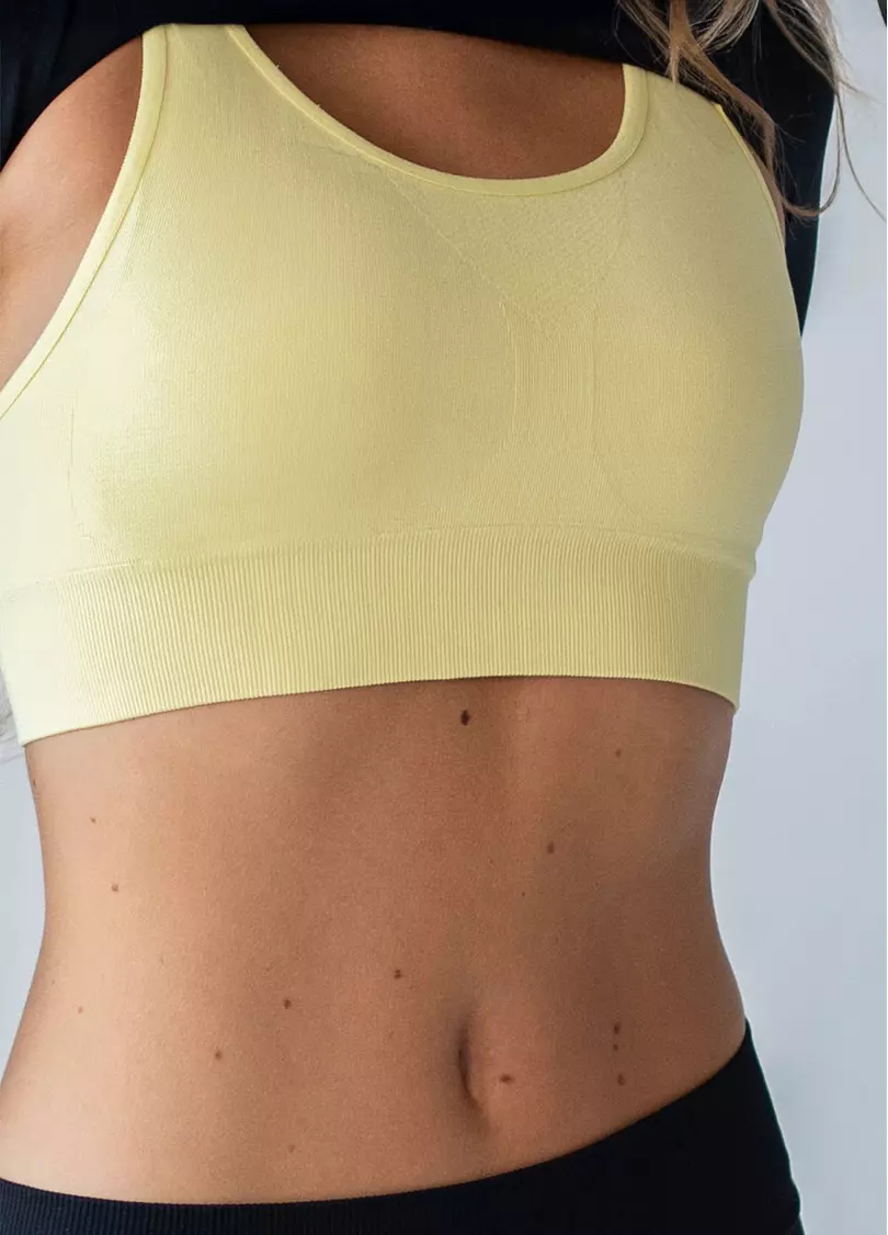 Спортивний топ FLEX TOP FREE (жовтий)