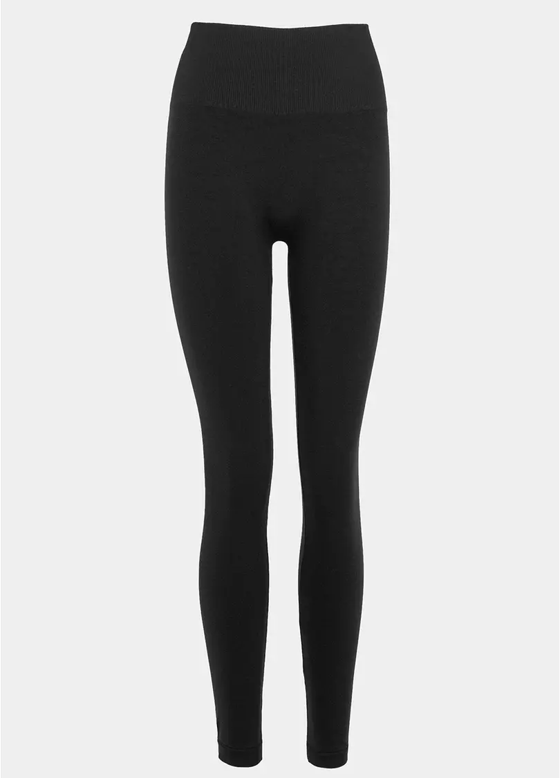 Легінси з широким поясом FLEXING LEGGINGS ACTIVE (чорний)