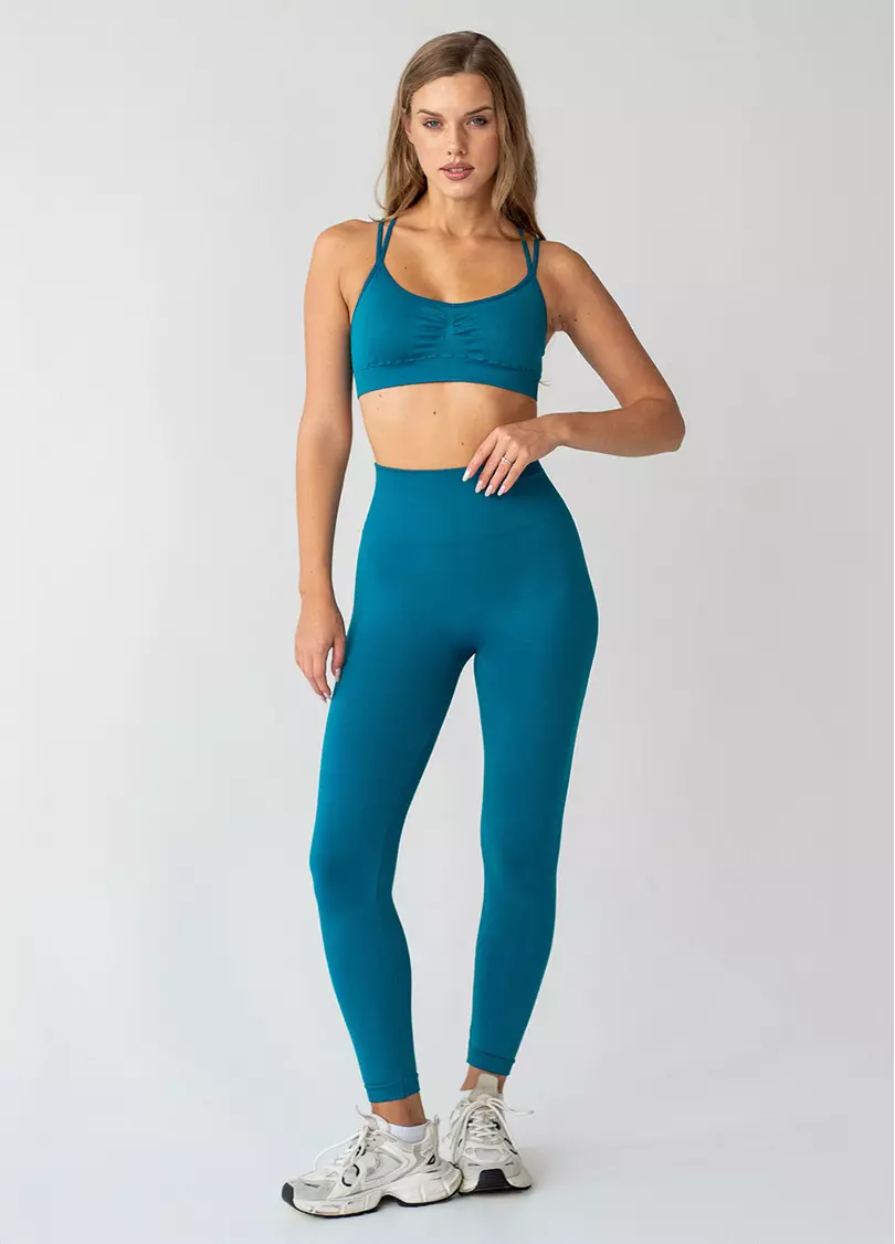 Легінси з широким поясом FLEXING LEGGINGS ACTIVE (синій)