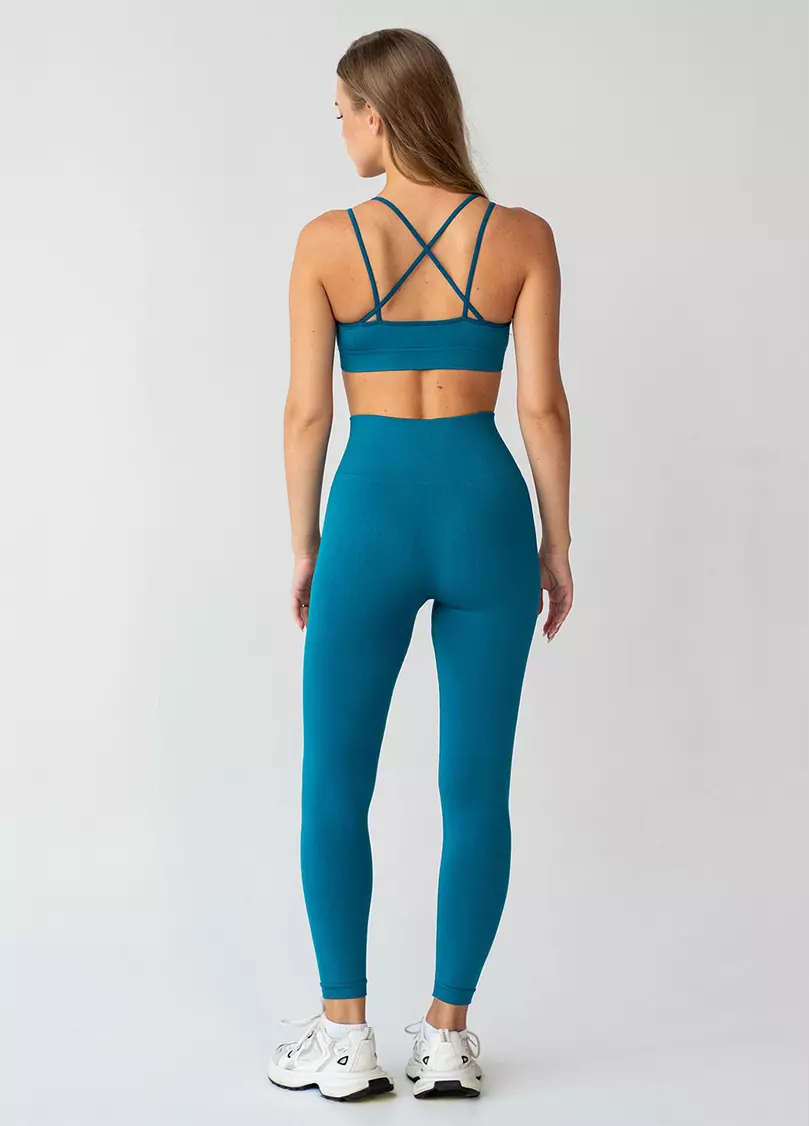 Легінси з широким поясом FLEXING LEGGINGS ACTIVE (синій)