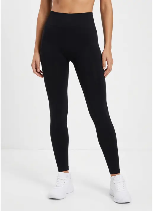 Леггинсы бесшовные FLEXING LEGGINGS black (черный)