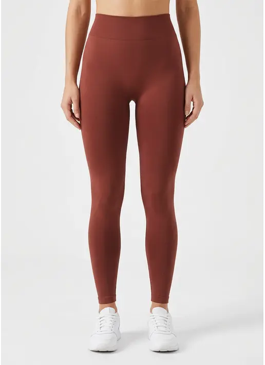 Леггинсы бесшовные FLEXING LEGGINGS hot chocolate (коричневый)
