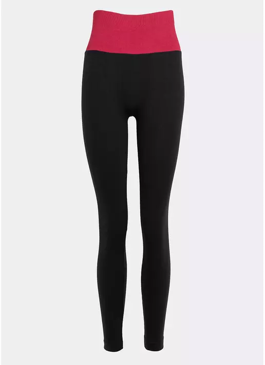 Легінси з пуш-ап FLEXING LEGGINGS GLAM (чорний/червоний)