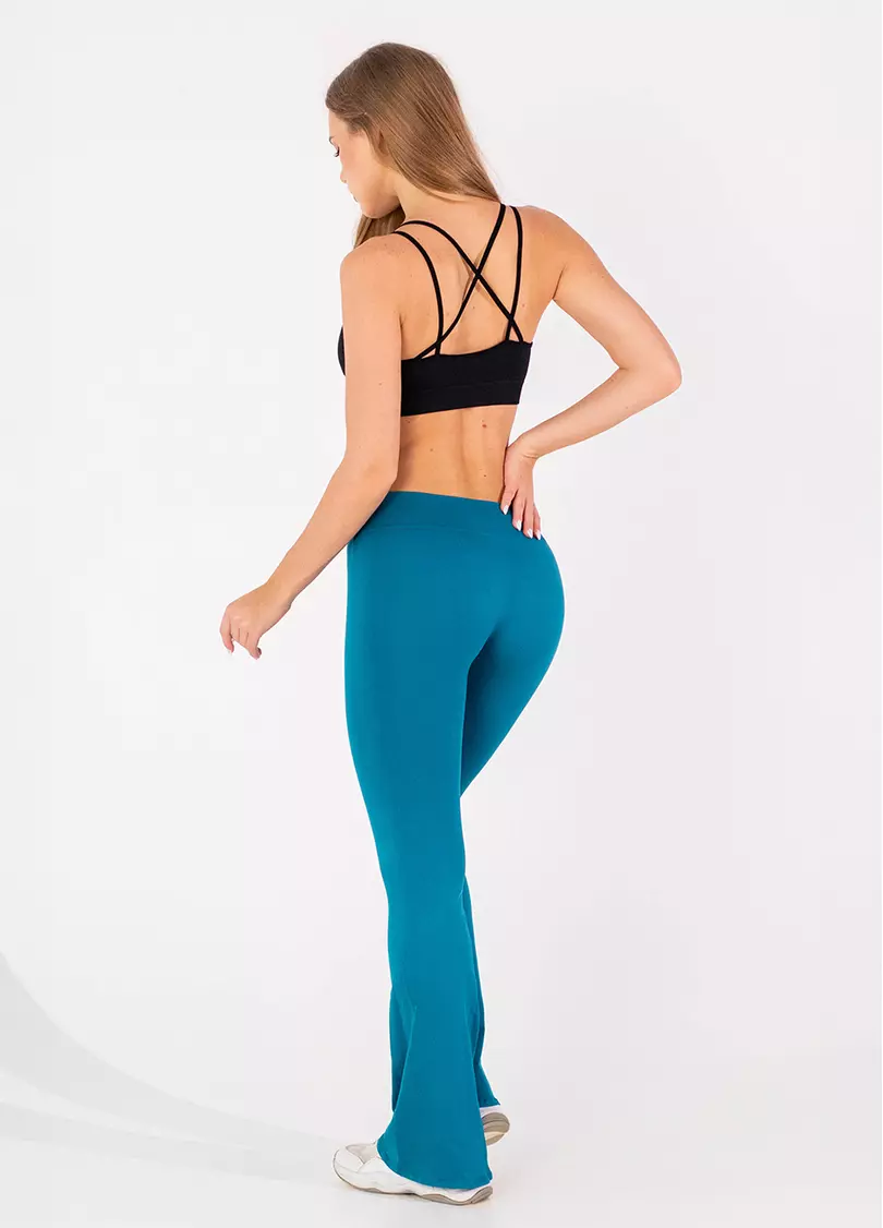 Леггинсы-клеш с низкой посадкой FLEXING LEGGINGS JIVE (синий)