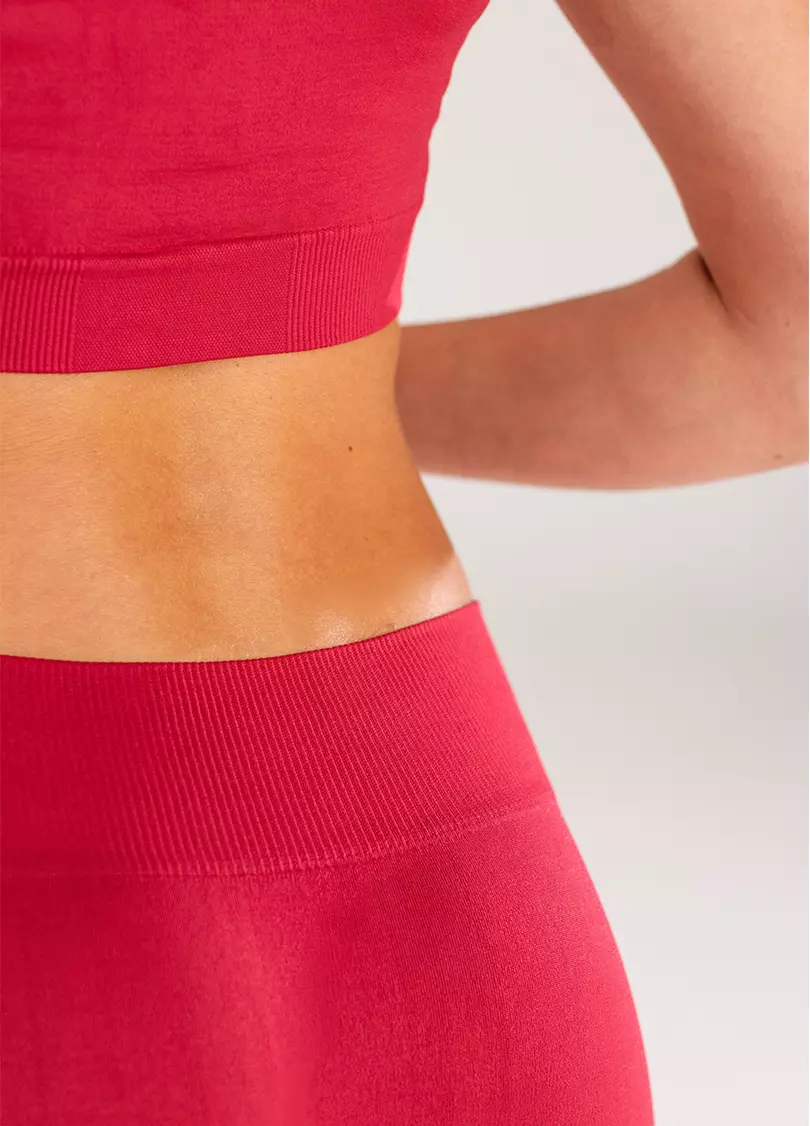 Леггинсы-клеш с низкой посадкой FLEXING LEGGINGS JIVE (красный)