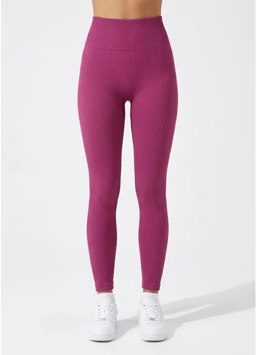 Леггинсы в рубчик FLEXING LEGGINGS POWER domsor (розовый)