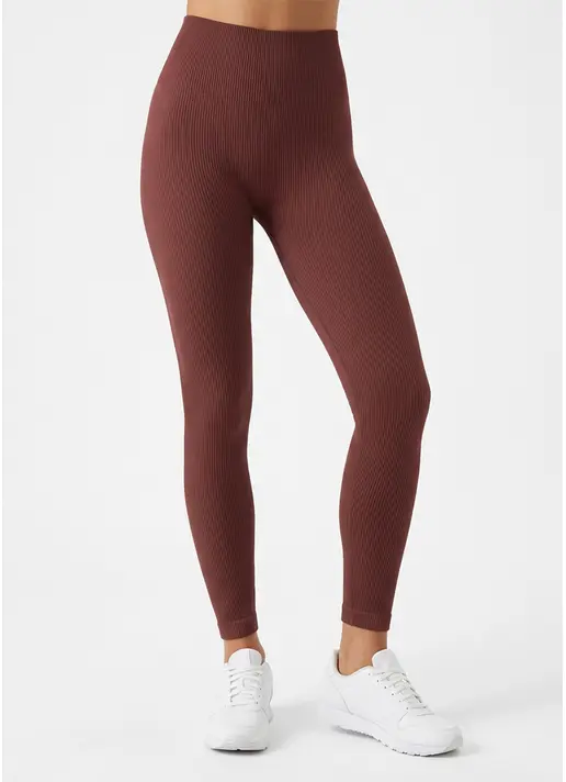 Легінси в рубчик FLEXING LEGGINGS POWER hot chocolate (коричневий)