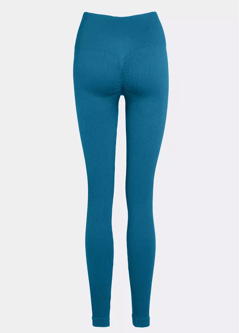 Легінси в рубчик FLEXING LEGGINGS POWER (синій)