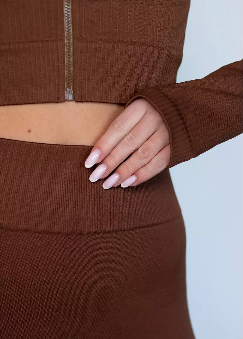 Легінси кльош FLEXING LEGGINS Faboluose (коричневий)