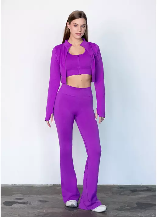 Легінси кльош FLEXING LEGGINS Faboluose (фіолетовий)