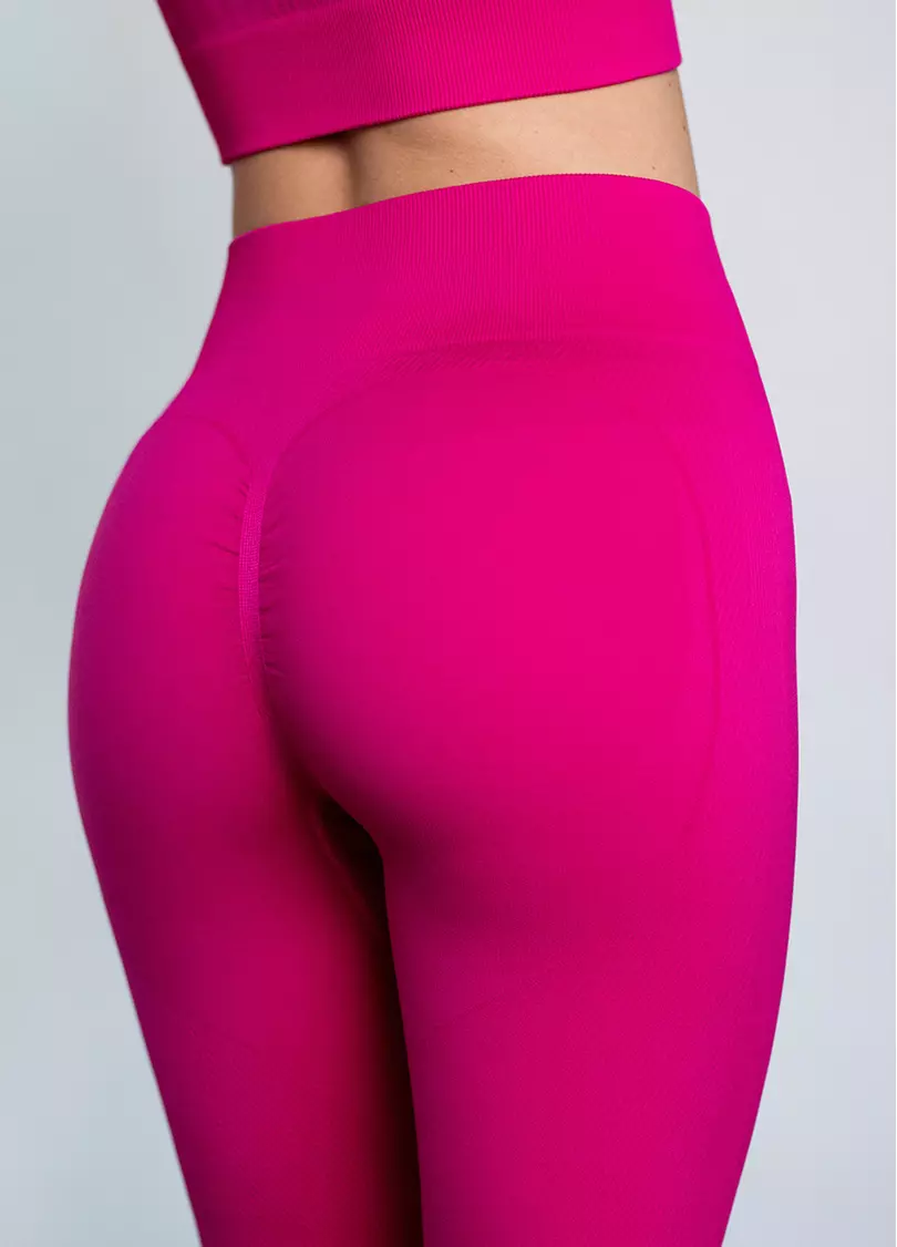 Легінси кльош з пуш-ап FLEXING LEGGINS Sculpt Flare (рожевий)