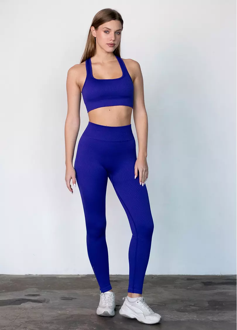 Легінси з блискавкою FLEXING LEGGINS Urban Chic (синій)