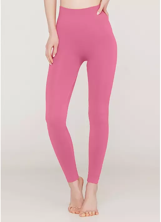 Бесшовные леггинсы из микрофибры LEGGINGS 02 bubblegum (розовый)