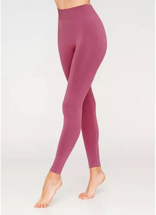 Бесшовные леггинсы из микрофибры LEGGINGS 02 (розовый)