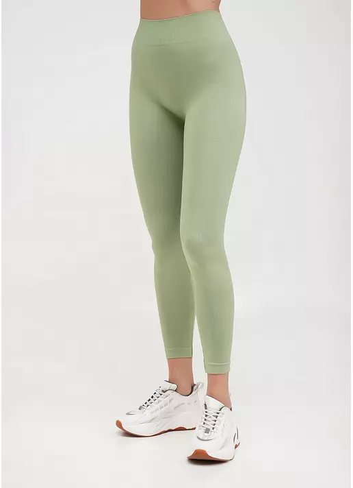 Безшовні легінси з мікрофібри LEGGINGS 02 kohlrabi (зелений)