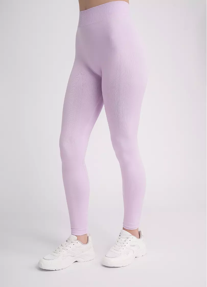 Бесшовные леггинсы из микрофибры LEGGINGS 02 orchid bloom (фиолетовый)
