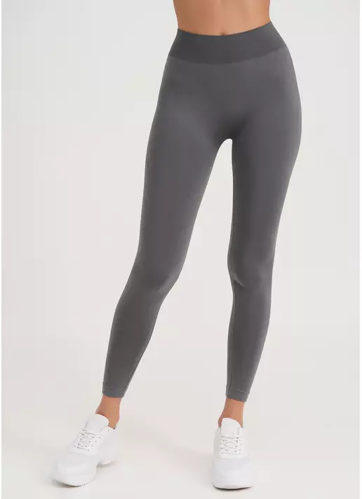 Бесшовные леггинсы из микрофибры LEGGINGS 02 poppy seed (серый)