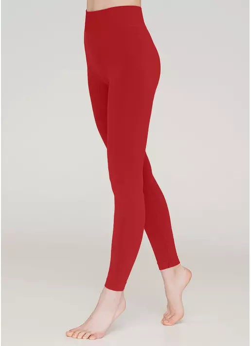 Бесшовные леггинсы из микрофибры LEGGINGS 02 winery (красный)