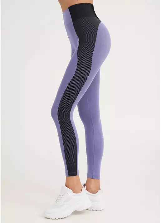 Спортивные леггинсы с контрастными полосами LEGGINGS COLOR BLOCK very peri (фиолетовый)
