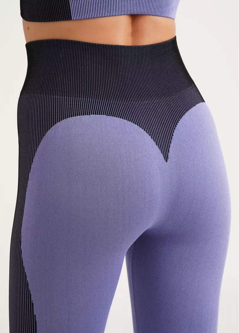 Спортивные леггинсы с контрастными полосами LEGGINGS COLOR BLOCK very peri (фиолетовый)