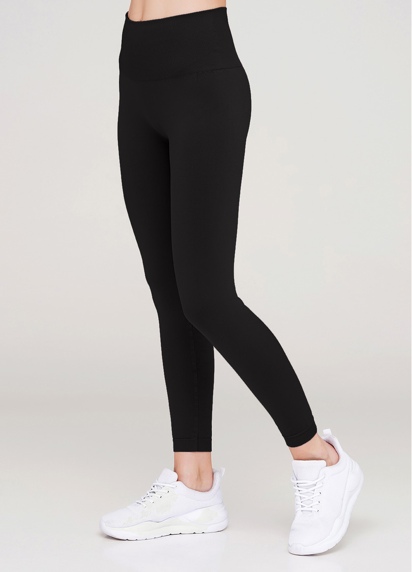 Безшовні легінси з мікрофібри LEGGINGS ENERGY black (чорний)