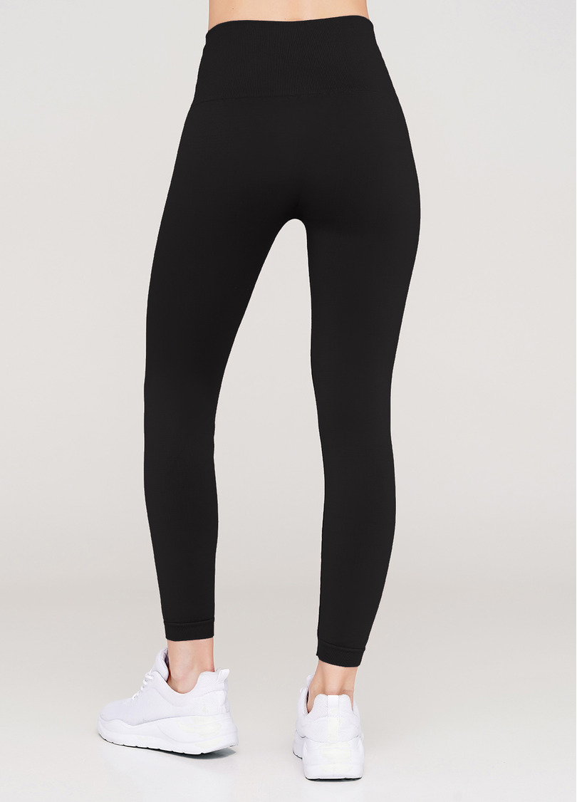 Безшовні легінси з мікрофібри LEGGINGS ENERGY black (чорний)
