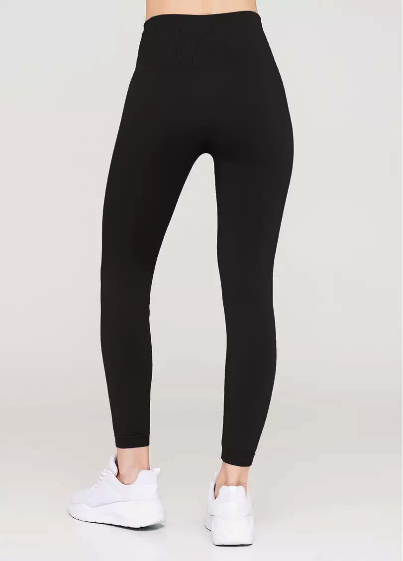 Бесшовные леггинсы из микрофибры LEGGINGS ENERGY black (черный)