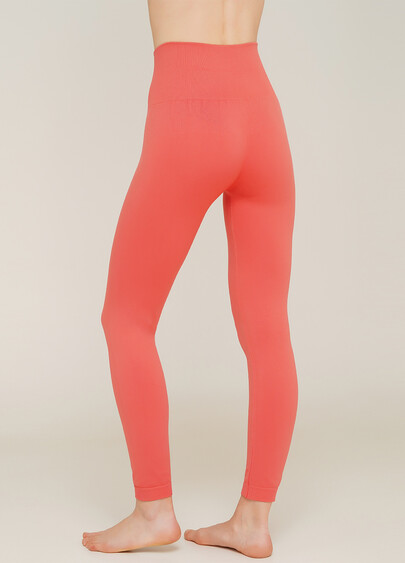 Бесшовные леггинсы из микрофибры LEGGINGS ENERGY (коралловый)