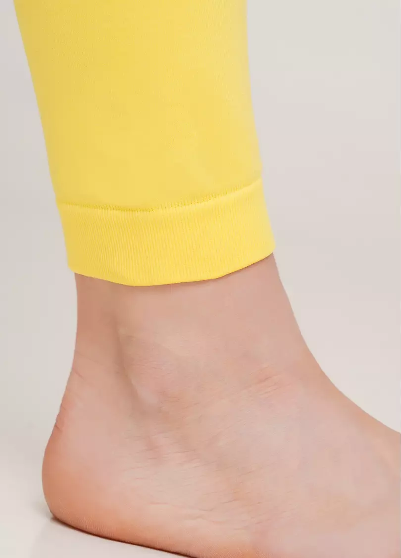 Бесшовные леггинсы из микрофибры LEGGINGS ENERGY (желтый)