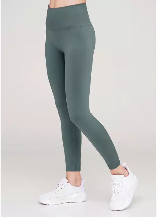 Бесшовные леггинсы из микрофибры LEGGINGS ENERGY (хаки)