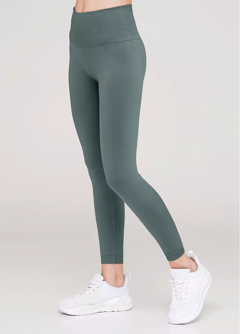 Безшовні легінси з мікрофібри LEGGINGS ENERGY (хакі)