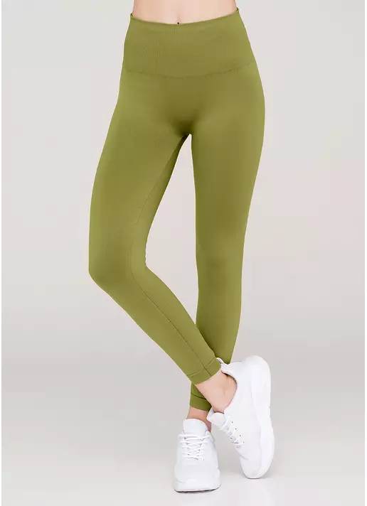 Бесшовные леггинсы из микрофибры LEGGINGS ENERGY olive branch (зеленый)