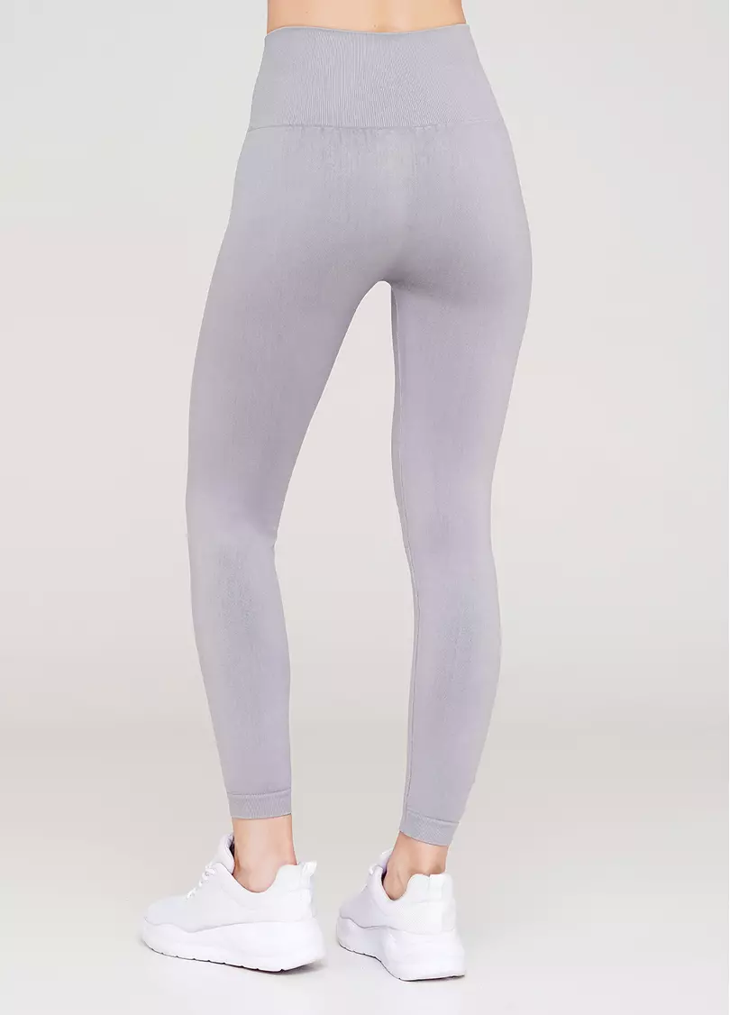 Безшовні легінси з мікрофібри LEGGINGS ENERGY (сірий)