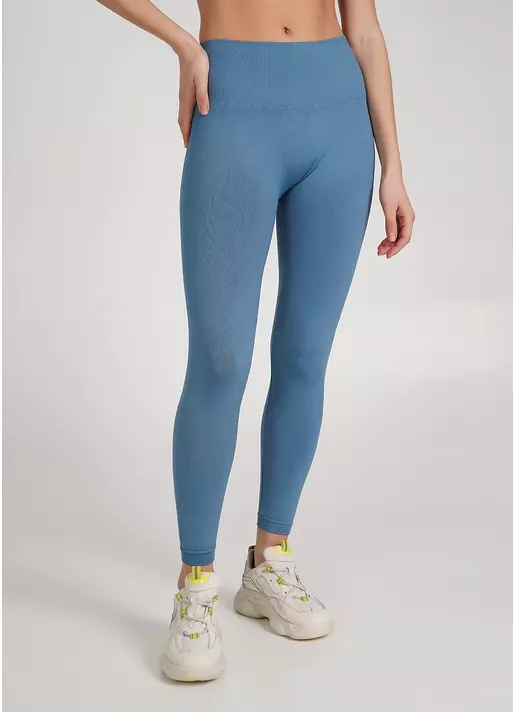Бесшовные леггинсы из микрофибры LEGGINGS ENERGY spring lake (голубой)