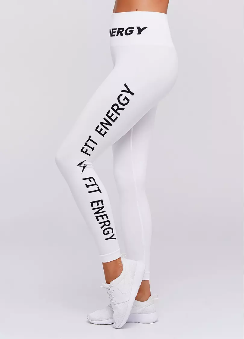 Спортивные лосины LEGGINGS FIT ENERGY (белый)